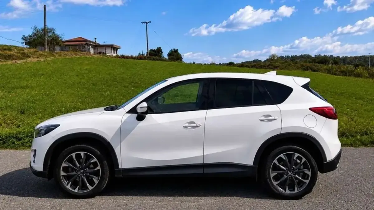 Usado Mazda CX-5 Luxury 150 CV (110 kW) 2015 Blanco SUV