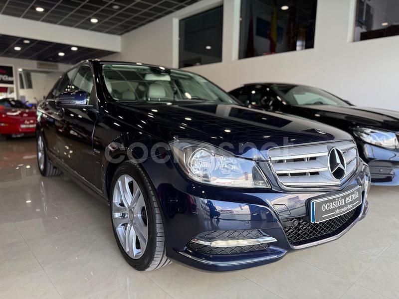 Azul Usado 2011 Mercedes C220 Avantgarde Berlina | 13.800 € (Caro) - Imagen 1/4