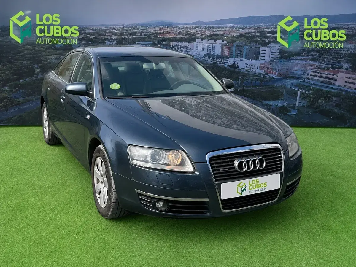 Usado Audi A6 Premium 180 CV (132 kW) 2007 Azul Berlina