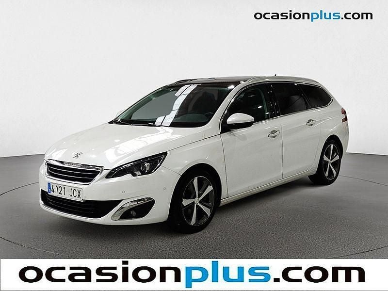 Blanco Usado 2015 Peugeot 308 SW Allure Familiar | 12.250 € (Precio justo) - Imagen 1/4