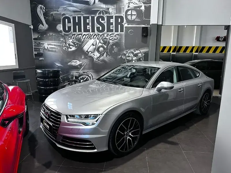 Usado Audi A7 Sportback 320 CV (235 kW) 2016 Gris / plata Utilitario