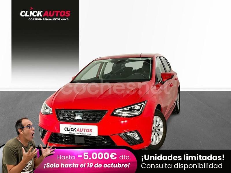 Rojo Usado 2022 Seat Ibiza Style Berlina | 14.400 € (Buen precio) - Imagen 1/4