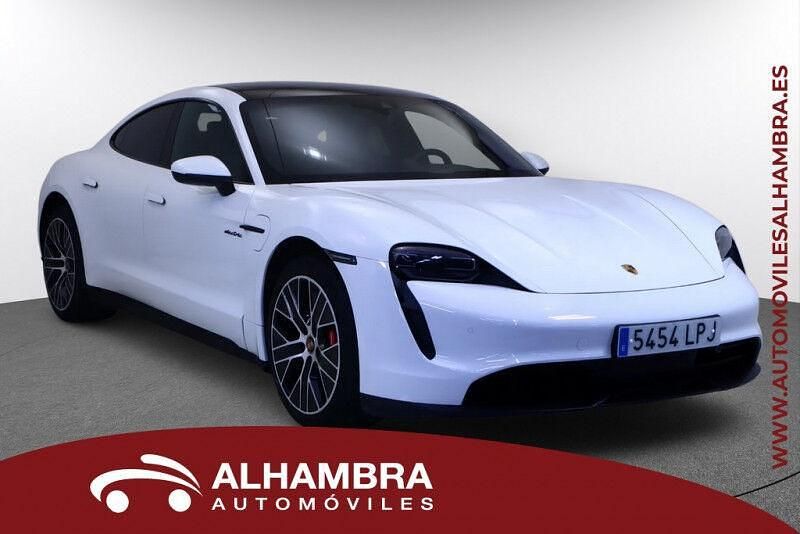 Usado Porsche Taycan 389 kW (530 CV) 2021 Blanco Berlina