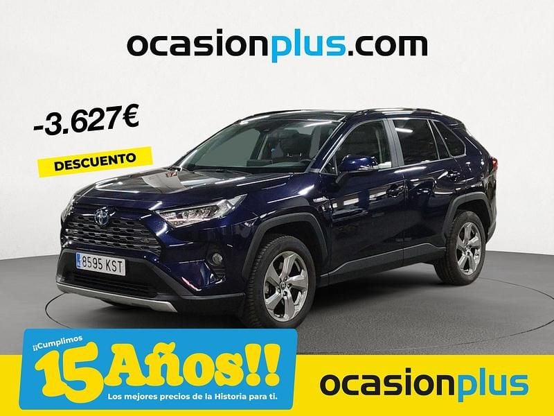 Azul Usado 2019 Toyota RAV4 Hybrid Advance SUV | 28.900 € (Un poco caro) - Imagen 1/4