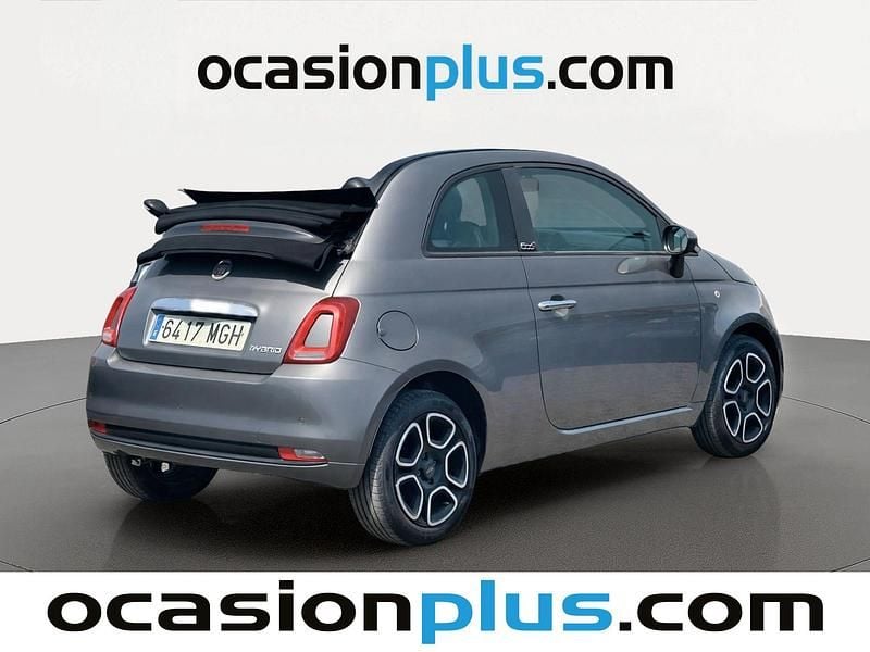 Usado Fiat 500C Club 71 CV (52 kW) 2023 Gris Descapotable