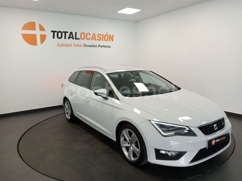 Blanco Usado 2016 Seat Leon FR Familiar | 16.980 € (Precio justo) - Imagen 1/4