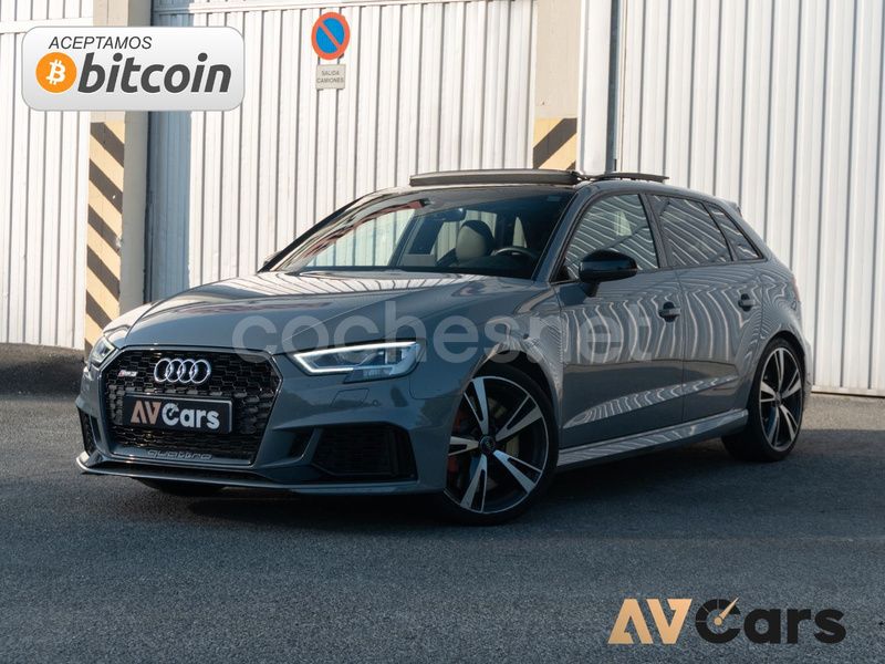 Gris / plata Usado 2019 Audi RS3 Sportback Advanced Utilitario | 46.990 € (Precio justo) - Imagen 1/4