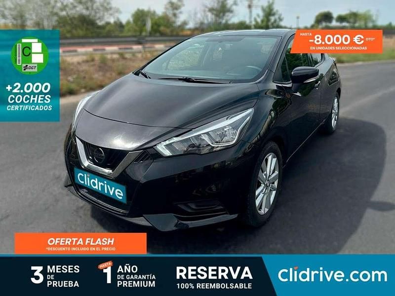 Negro Usado 2019 Nissan Micra Acenta Utilitario | 10.290 € (Buen precio) - Imagen 1/3