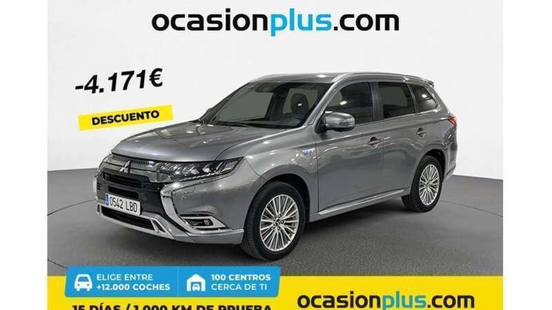 Gris Usado 2019 Mitsubishi Outlander P-HEV SUV | 21.628 € (Buen precio) - Imagen 1/4