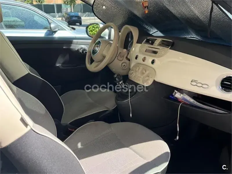 Usado Fiat 500 Lounge 69 CV (50 kW) 2015 Blanco Berlina