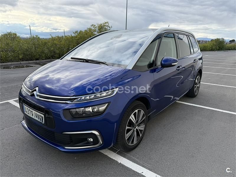Usado Citroën C4 SpaceTourer Shine 130 CV (95 kW) 2019 Azul Monovolumen