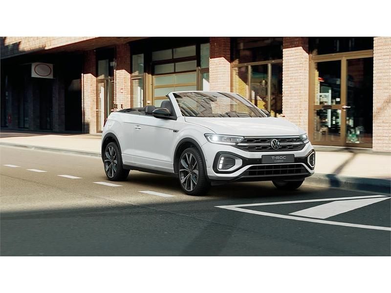 Nuevo VW T-Roc R-line 150 CV (110 kW) 2025 Blanco y punto negro SUV