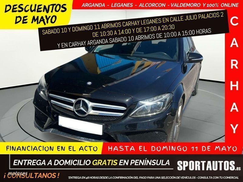 Negro Usado 2014 Mercedes C220 AMG Berlina | 14.690 € (Precio justo) - Imagen 1/1