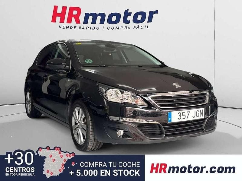 Usado Peugeot 308 Style 132 CV (97 kW) 2015 Negro Utilitario