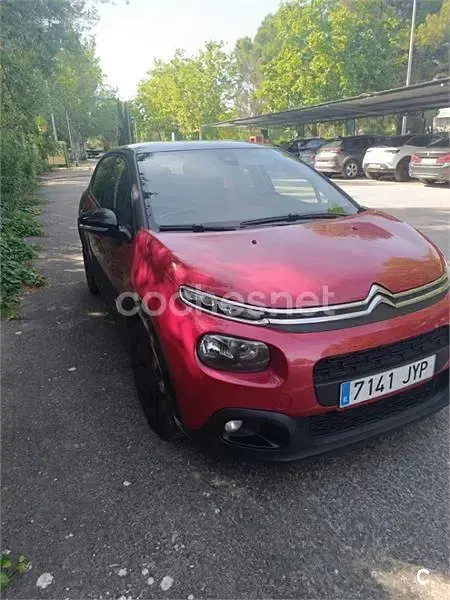 Usado Citroën C3 PureTech 82 CV (60 kW) 2017 Granate Berlina