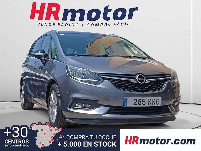 Gris Usado 2018 Opel Zafira Excellence Monovolumen | 13.890 € (Un poco caro) - Imagen 1/4