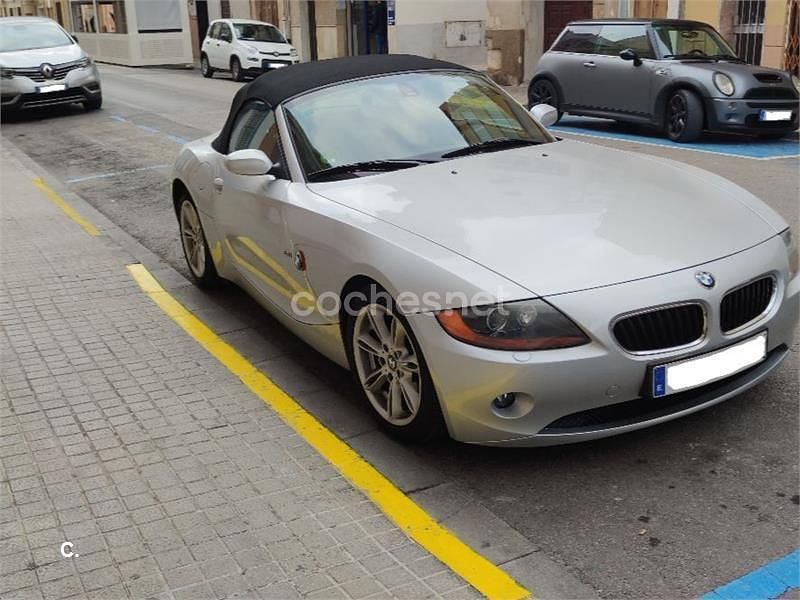 Usado BMW Z4 192 CV (141 kW) 2003 Gris / plata Descapotable