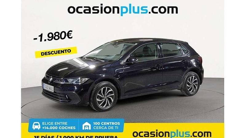 Negro Usado 2023 VW Polo Life Utilitario | 15.725 € (Buen precio) - Imagen 1/4