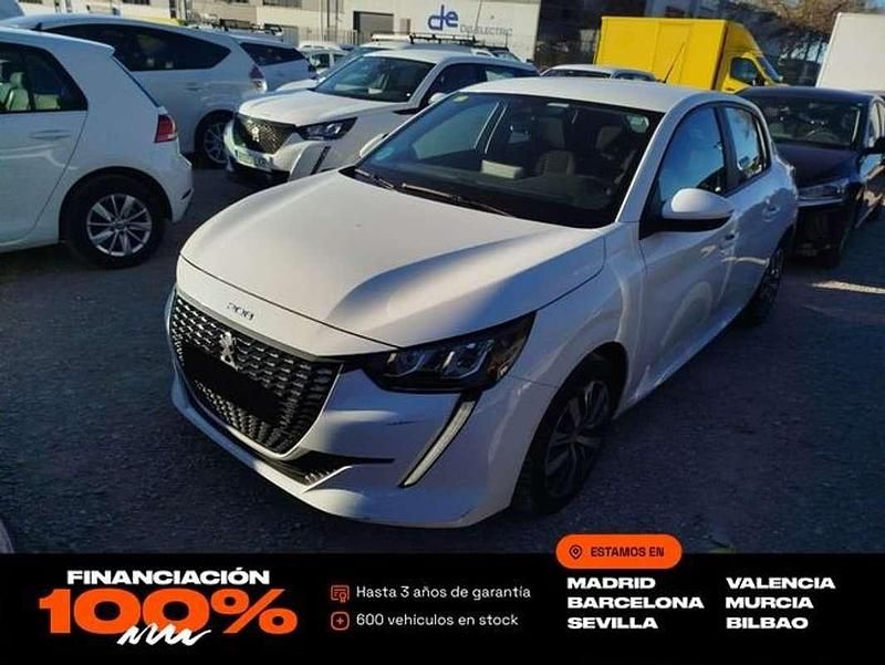 Usado Peugeot 208 Active 102 CV (75 kW) 2020 Blanco Utilitario
