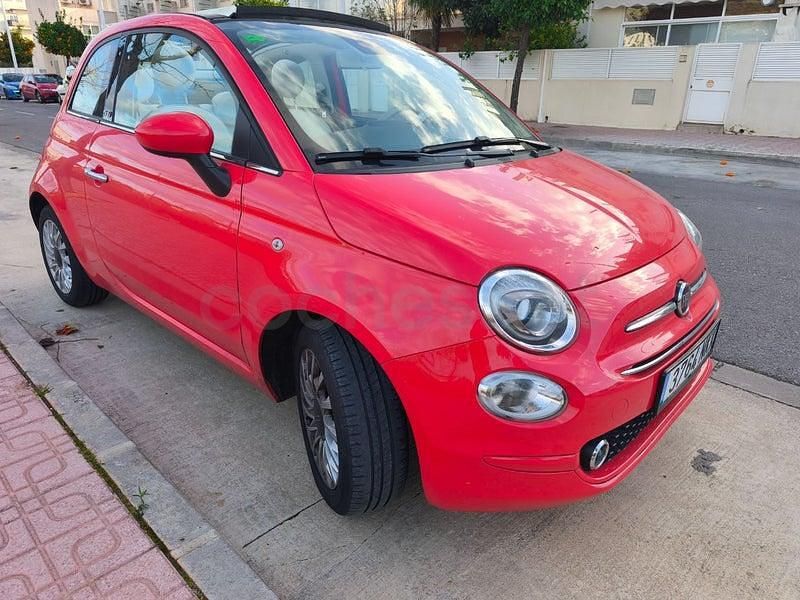 Usado Fiat 500C Lounge 85 CV (62 kW) 2019 Naranja Descapotable
