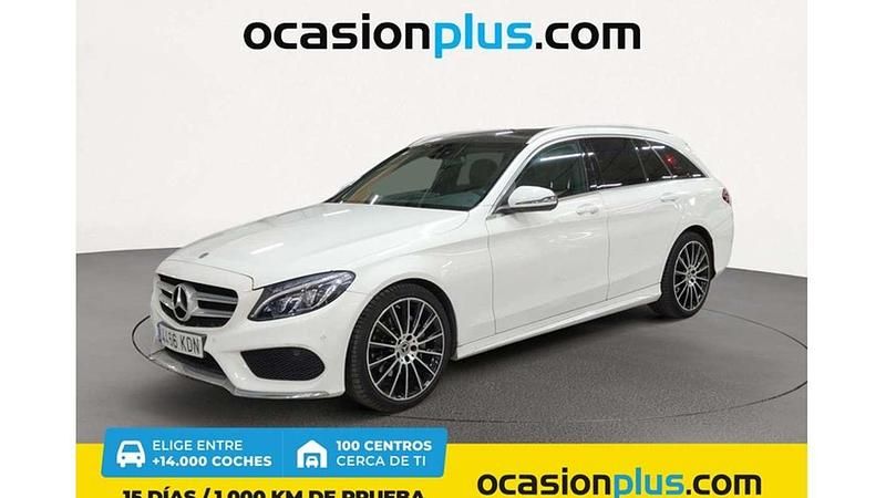 Blanco Usado 2017 Mercedes C220 Familiar | 23.800 € (Un poco caro) - Imagen 1/4