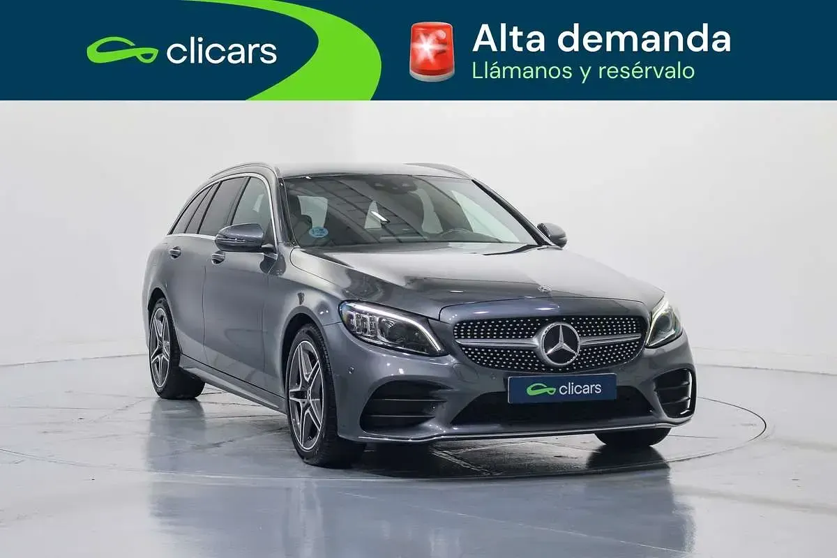 Usado Mercedes C220 194 CV (142 kW) 2020 Plateado Familiar
