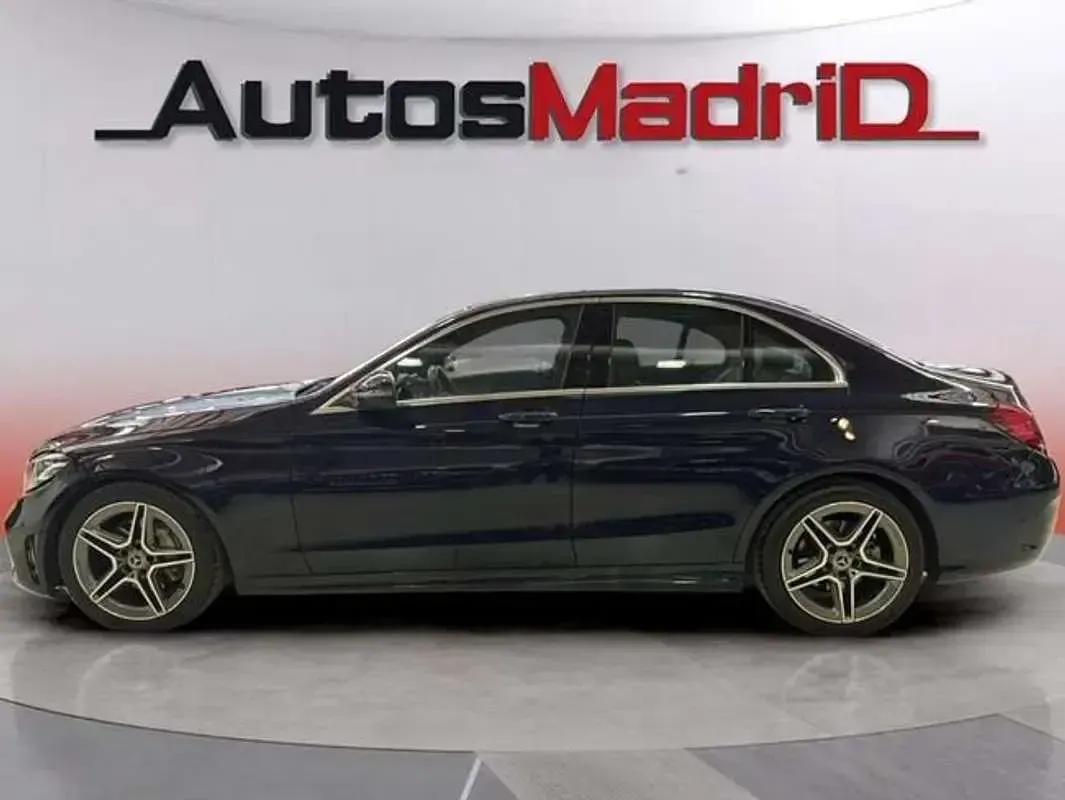 Usado Mercedes C200 186 CV (136 kW) 2018 Azul Berlina