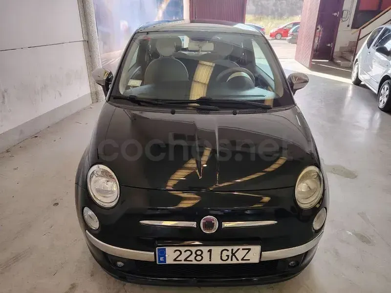Usado Fiat 500 Sport 69 CV (50 kW) 2009 Negro Descapotable