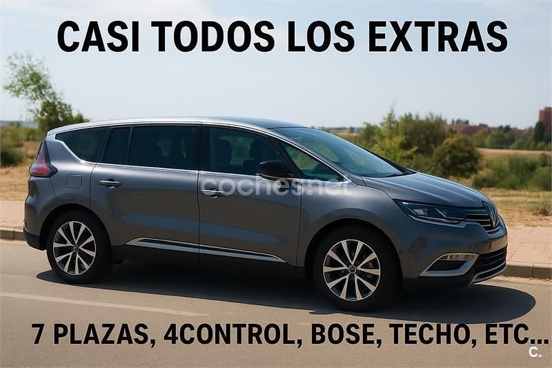 Gris / plata Usado 2015 Renault Espace Zen Monovolumen | 12.400 € (Precio justo) - Imagen 1/4