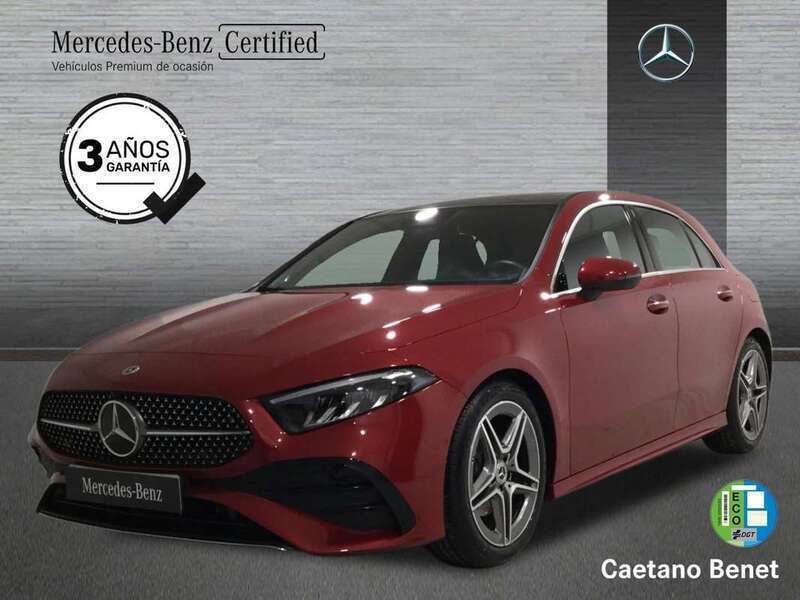 Rojo Usado 2024 Mercedes A200 Berlina | 34.900 € (Precio justo) - Imagen 1/4