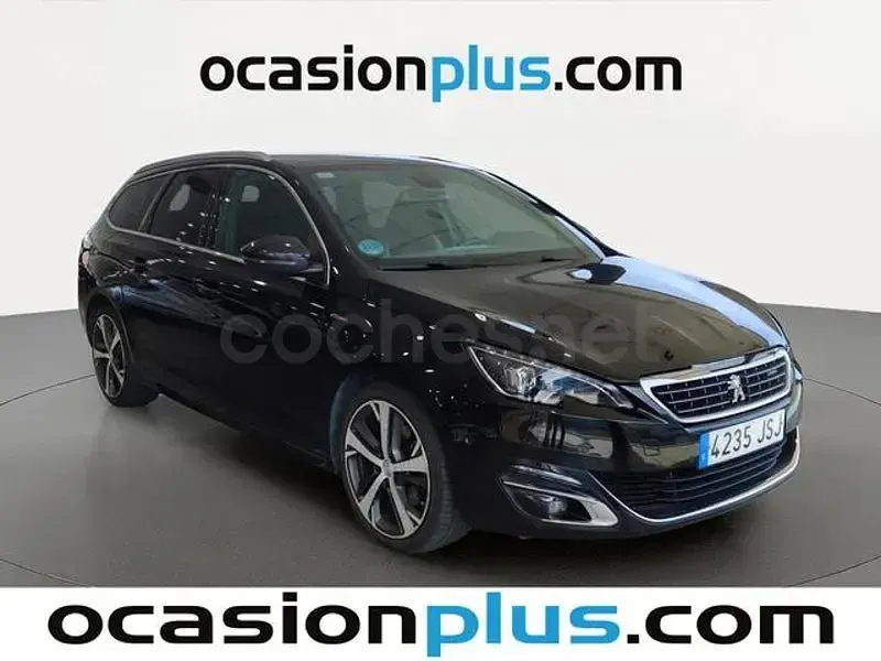 Usado Peugeot 308 SW GT-line 150 CV (110 kW) 2016 Negro Familiar