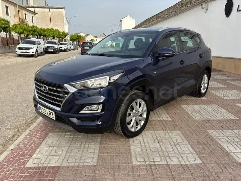 Usado Hyundai Tucson 116 CV (85 kW) 2019 Azul SUV