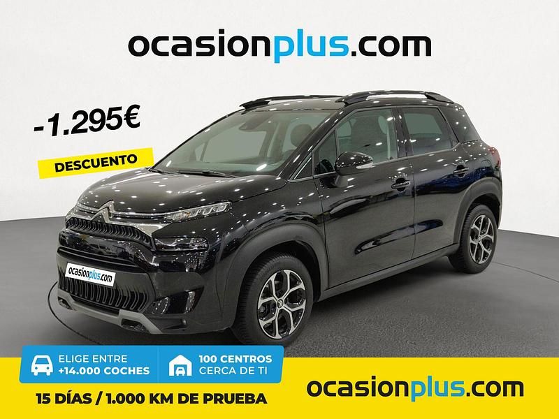 Negro Usado 2023 Citroën C3 Aircross PureTech SUV | 14.250 € (Precio justo) - Imagen 1/4