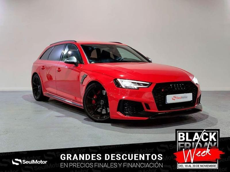 Rojo Usado 2018 Audi RS4 Premium Familiar | 61.990 € (Precio justo) - Imagen 1/4