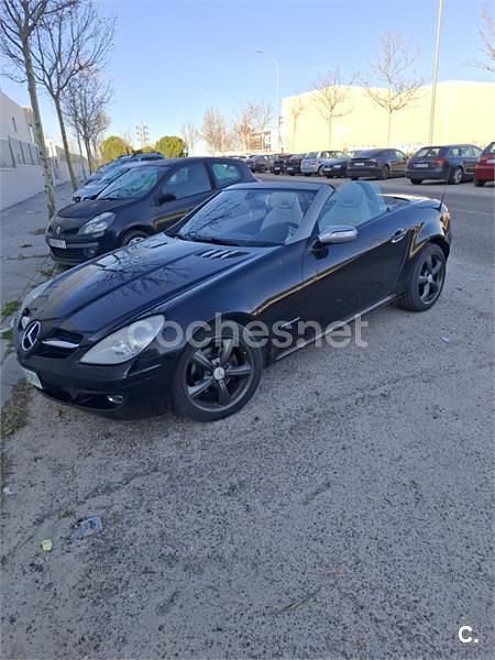Usado Mercedes SLK200 163 CV (119 kW) 2005 Negro Descapotable