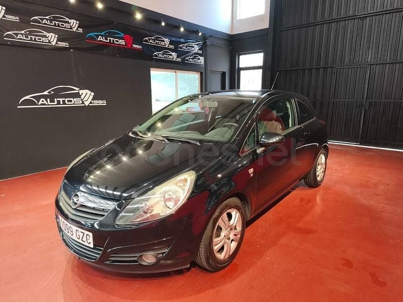 Usado Opel Corsa 85 CV (62 kW) 2010 Negro Utilitario