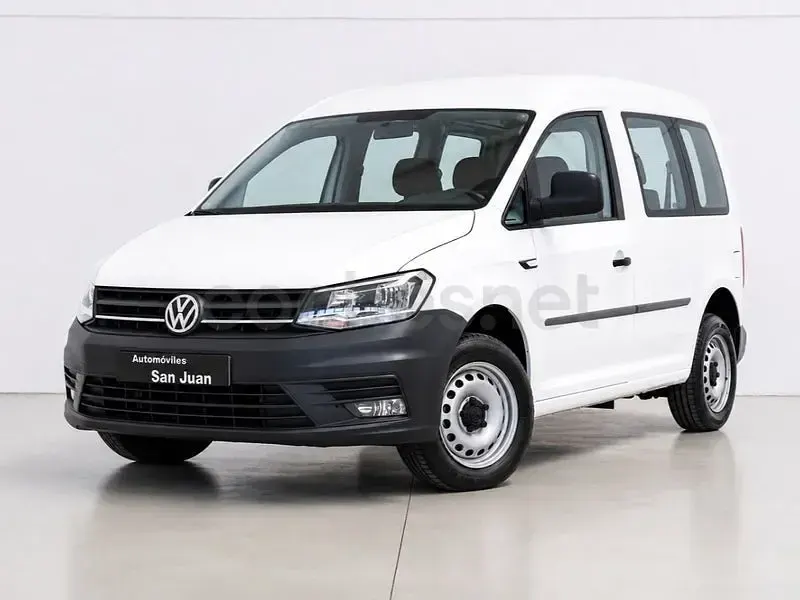 Usado VW Caddy Trendline 110 CV (80 kW) 2020 Blanco Monovolumen