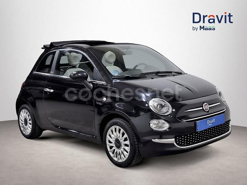 Negro Usado 2021 Fiat 500C Dolcevita Descapotable | 11.980 € (Precio justo) - Imagen 1/4