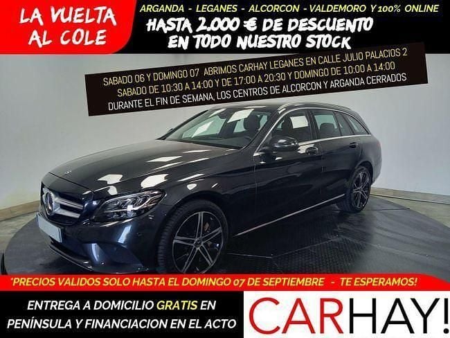 Gris Usado 2020 Mercedes C300 Business Familiar | 25.590 € (Precio justo) - Imagen 1/4