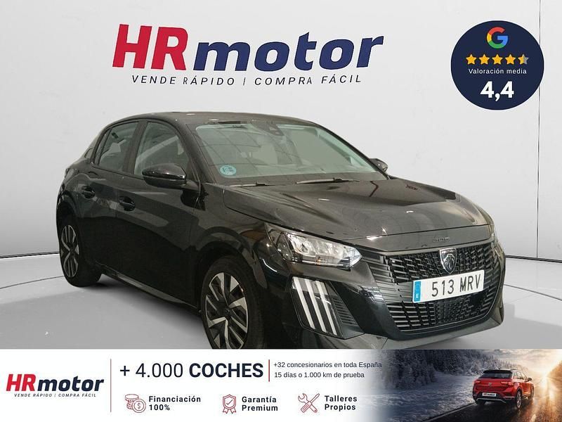 Usado Peugeot 208 Active 101 CV (74 kW) 2024 Negro Utilitario