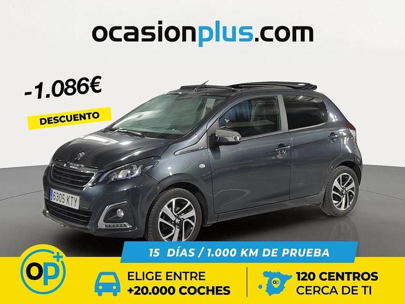 Gris Usado 2019 Peugeot 108 Allure | 7190 € (Buen precio) - Imagen 1/4