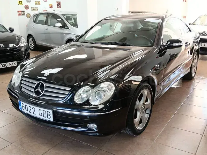 Usado Mercedes CLK240 Elegance 170 CV (125 kW) 2003 Negro Coupe