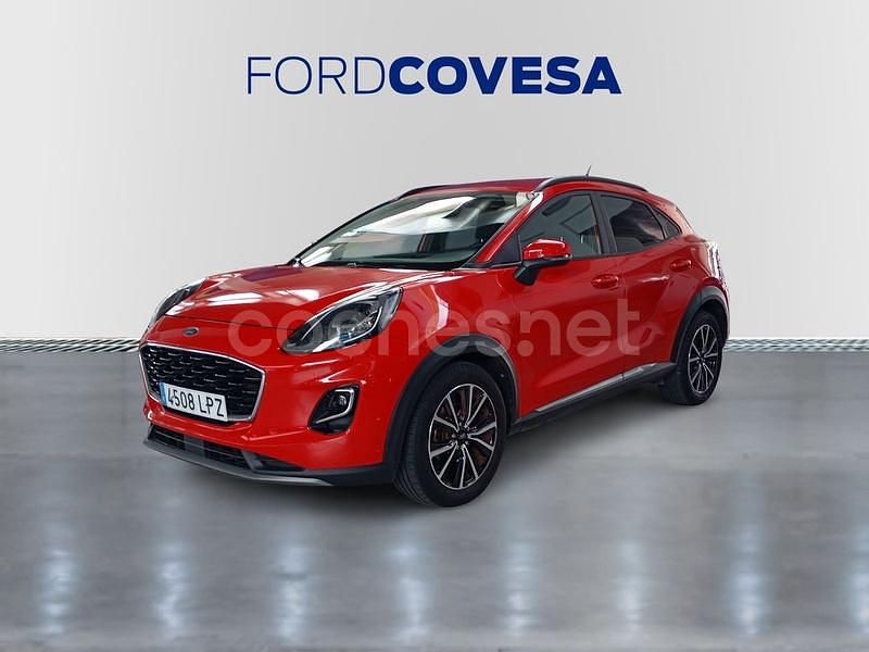 Rojo Usado 2021 Ford Puma Gen-E Titanium SUV | 14.990 € (Precio justo) - Imagen 1/4