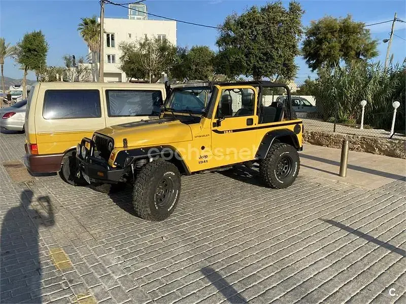 Usado Jeep Wrangler 177 CV (130 kW) 2002 Amarillo SUV