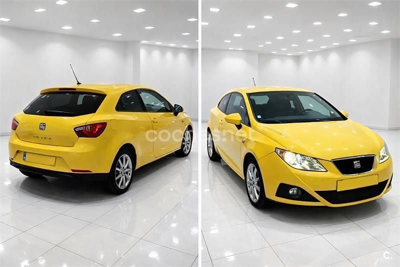 Usado Seat Ibiza SC 85 CV (62 kW) 2011 Amarillo Utilitario