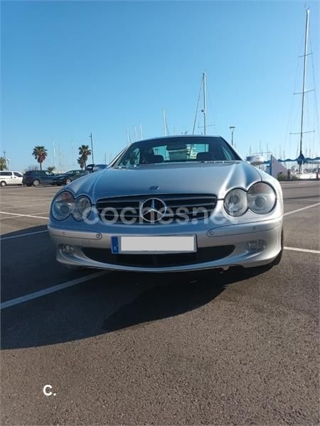 Gris / plata Usado 2004 Mercedes SL500 Descapotable | 19.000 € (Precio justo) - Imagen 1/4