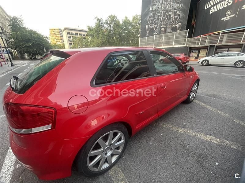 Usado Audi A3 Ambition 140 CV (102 kW) 2006 Rojo Berlina