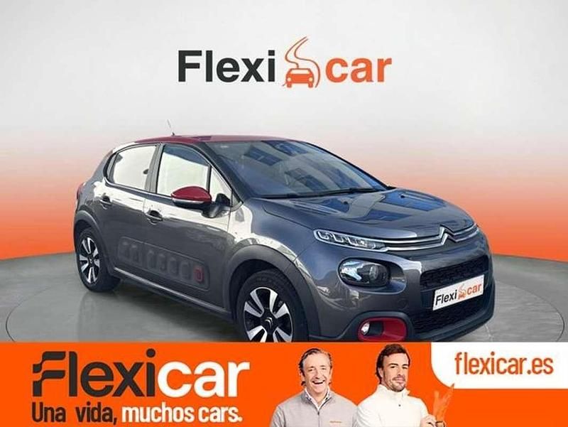 Usado Citroën C3 Feel 83 CV (61 kW) 2020 Azul Utilitario