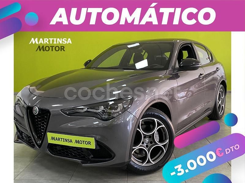 Gris / plata Usado 2024 Alfa Romeo Stelvio Sprint SUV | 32.800 € (Precio justo) - Imagen 1/4