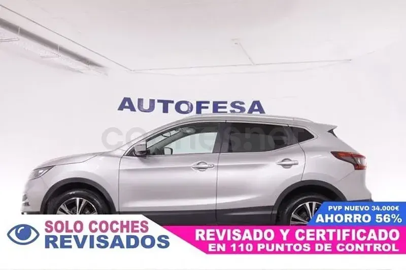 Usado Nissan Qashqai N-Connecta 140 CV (102 kW) 2019 Gris / plata SUV